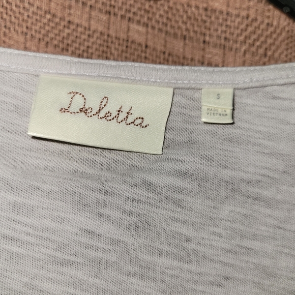 Deletta Cream Top - Picture 2 of 4